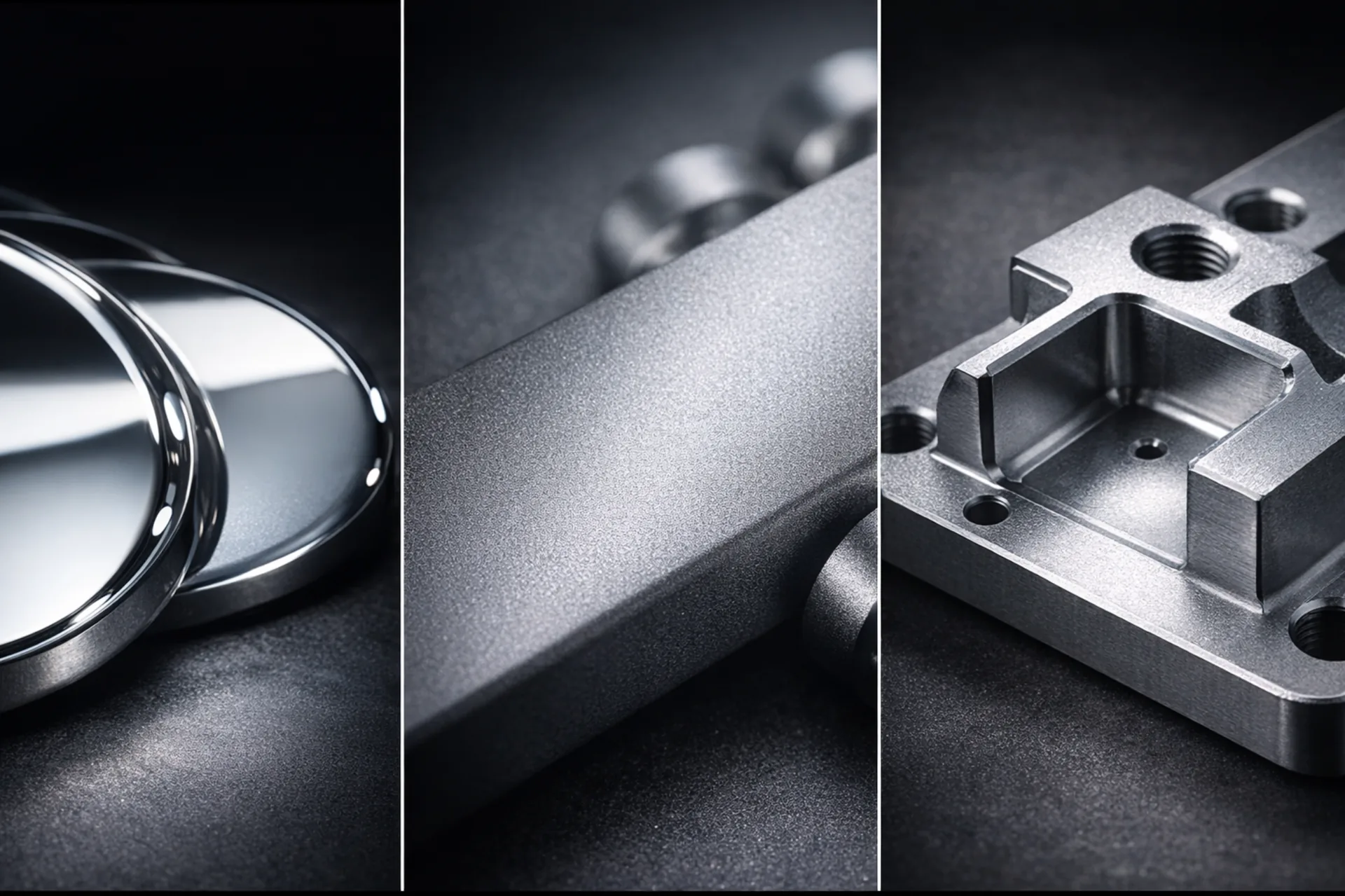 Premium metal surface macro