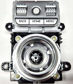 Dial controller bezel/knob production example